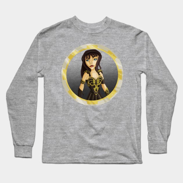 Warrior Princess Long Sleeve T-Shirt by Eterea